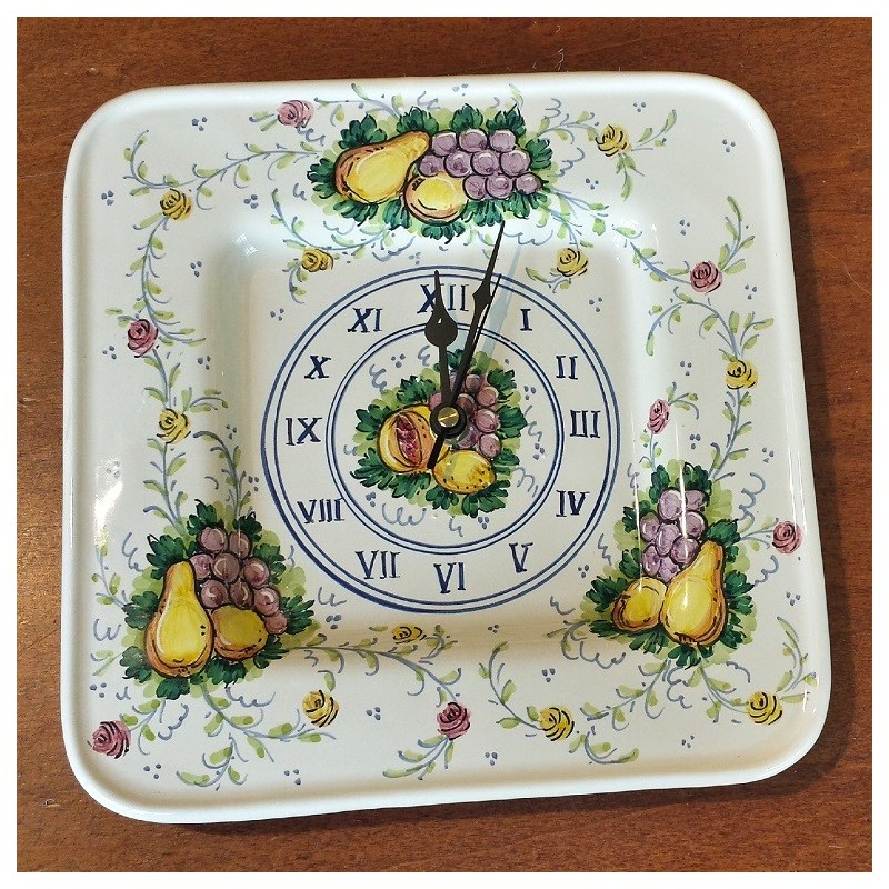 orologio decoro frutta